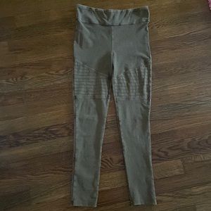 Harper Canyon girls olive green moto leggings